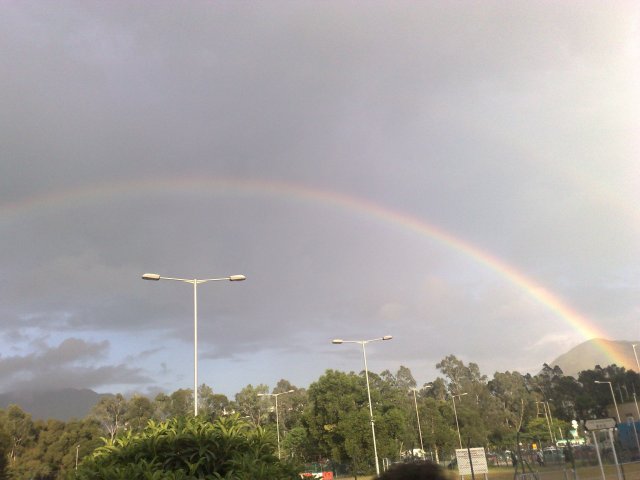 Rainbow at University Station